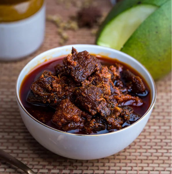 Second image of Mutton Boneless Pickle
